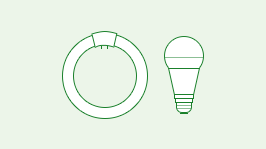 LED蛍光灯のイラスト
