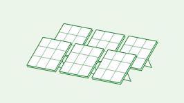 太陽光発電のイラスト